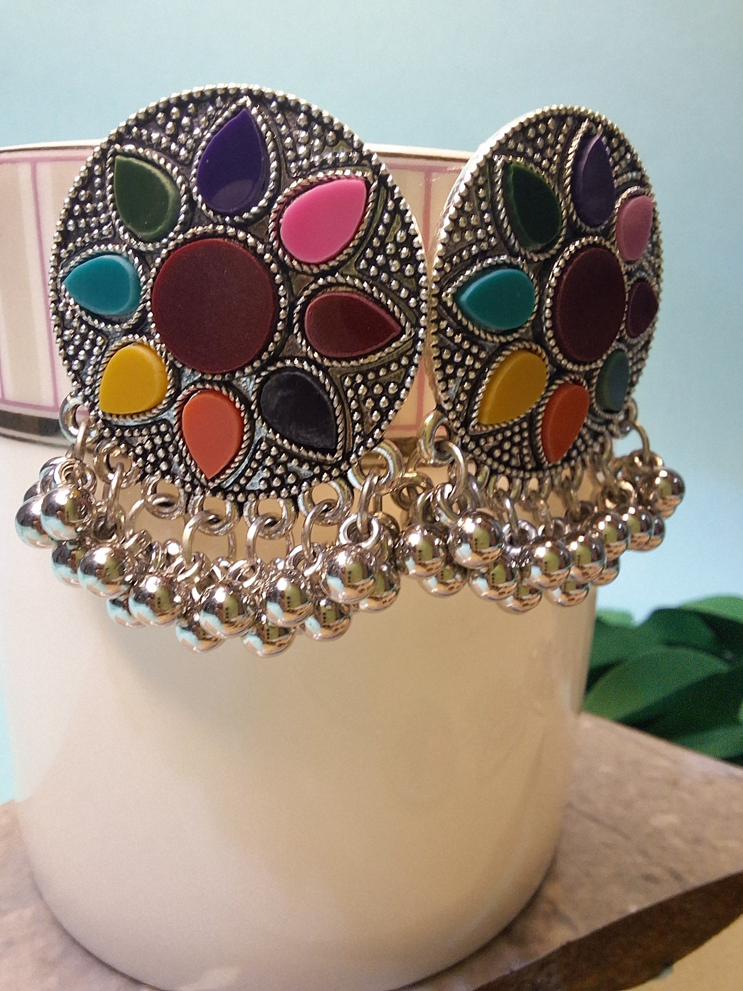 Rang-e-Noor Multicolor Necklace Set