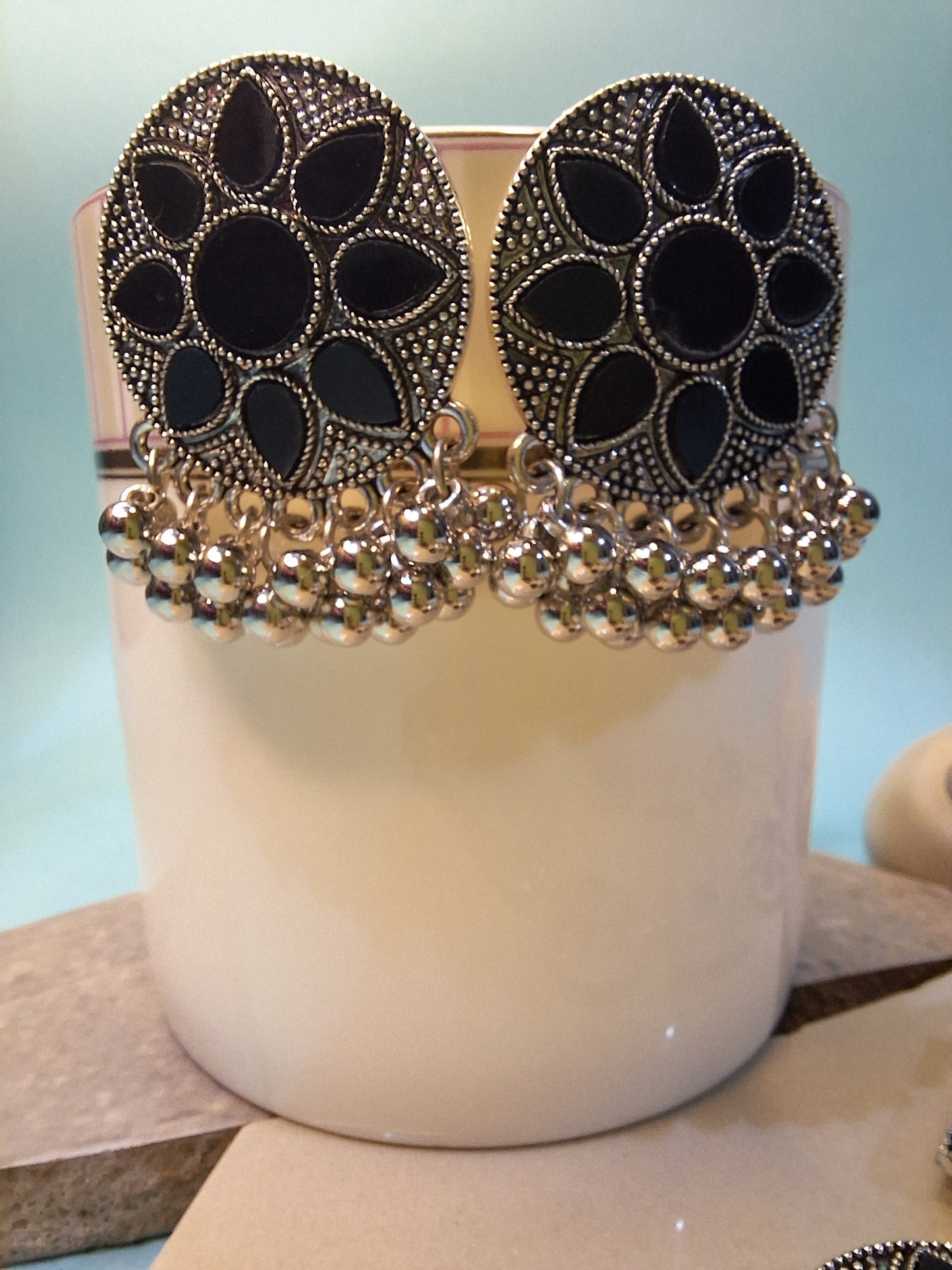 Noor-e-Siyah Black Necklace Set