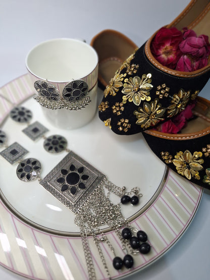 Noor-e-Zevar Black Heritage Combo