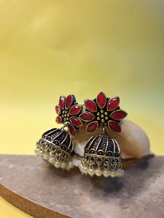 Gulzaar Floral Jhumki