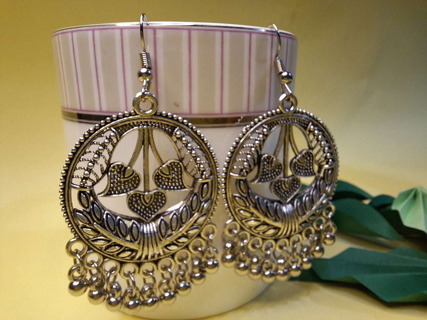 Shahnoor Silver Earrings